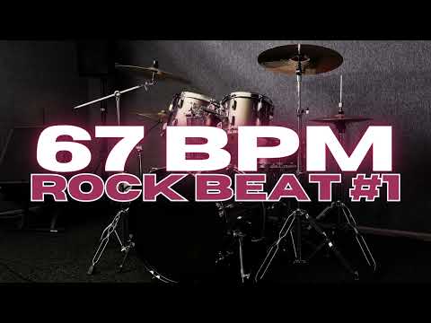 67 BPM - Rock Drum Beat - Loop 1