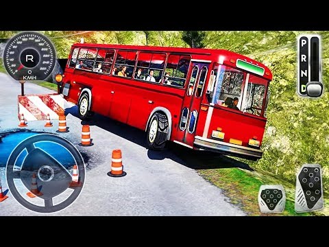 Offroad Bus Driver Simulator - Mountain Driving 3D Hill Station - Android GamePlay