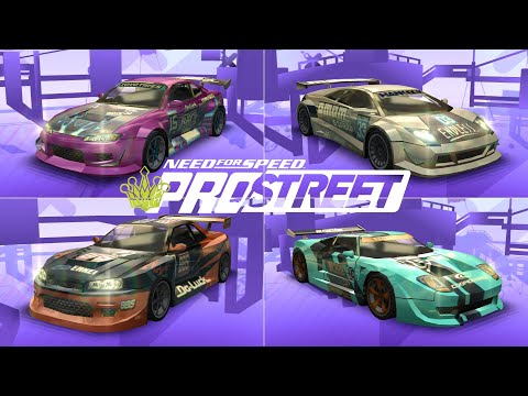 All RACE EDITION CARS In NFS PROSTREET (PSP)