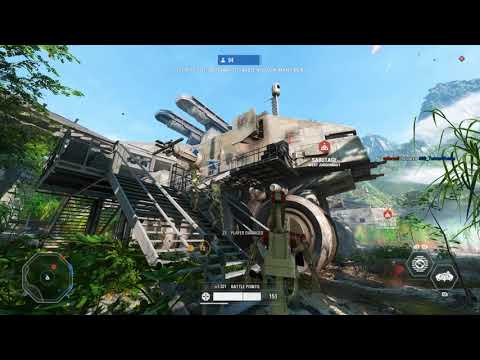 Assaulting the 212th Attack battalion on Kashyyyk - Star Wars Battlefront 2
