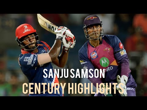Sanju samson First Century Highlights in IPL VS RPS.#ipl #crickethighlights #viral