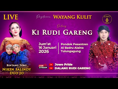 🔴LIVE Wayang Kulit Ki Rudi Gareng BT Niken Salindry & Jo Klitik Jo Klutuk 16 Januari 2026