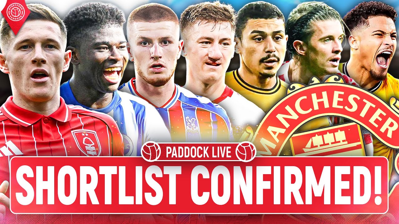 SEVEN Midfielders Named On Man United Transfer Target List! | Paddock LIVE