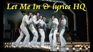 The Osmonds   Let Me In   HQ Stereo with lyrics
