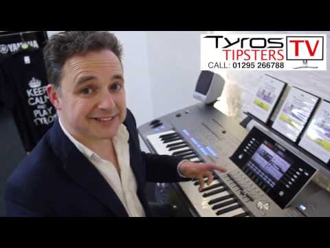 How the part select section works on Yamaha Tyros 5