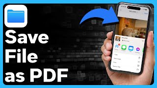 How To Save File As PDF On iPhone