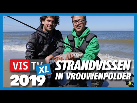 VIS TV XL 2019 Strandvissen in Vrouwenpolder met Thom Beentjes en Marco Oreel