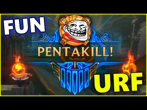 URF PENTAKILL LOL FUN Moments 2022 #44