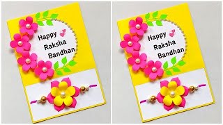How to make Beautiful Raksha bandhan card easy 2022 / Happy Raksha bandhan card making ideas
