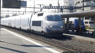 preview picture of video 'French Trains: at St Pierre Des Corps station, 26Sep14'