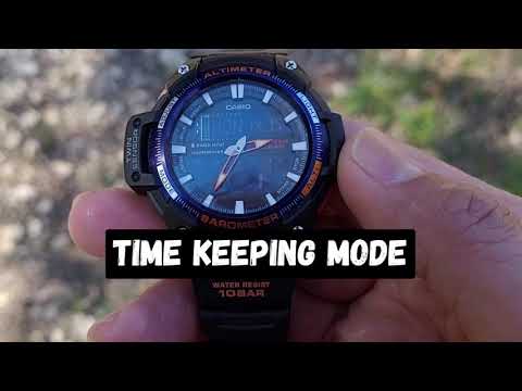 How To Calibrate the Temperature and Barometer Sensors of your Casio SGW450H