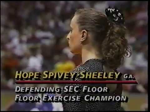 Hope Spivey-Sheeley (Georgia) - 1993 SECs - FX (10.0)