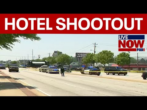 Video | BREAKING: Georgia hotel shooutout leaves 2 officers shot, suspect killed