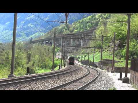 SBB Re 460-030 SBUCA DALLA GALLERIA A BIASCHINA.(CH) 24 - 4 - 2016