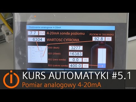 Kurs Automatyki #5.1 Pomiar analogowy + PLC