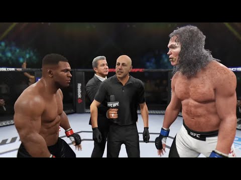 Mike Tyson vs. Old Wolf - EA Sports UFC 2 - Crazy UFC 👊🤪