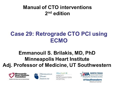 Case 29: Manual of CTO Interventions - Retrograde with VA-ECMO support