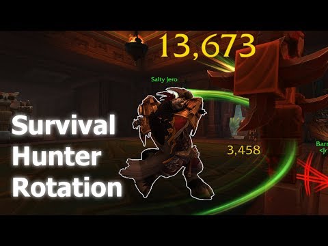 Survival Hunter Rotation- World of Warcraft: Battle for Azeroth 8.0