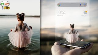 little girl out of phone photo manipulation | Picsay pro tutorials