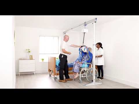 Using a Prism CP200 Portable Track Hoist with Multiple Ceiling & Gantry Track Installations