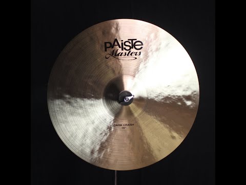 Paiste 16" Masters Dark Crash - 961g (video demo) image 2