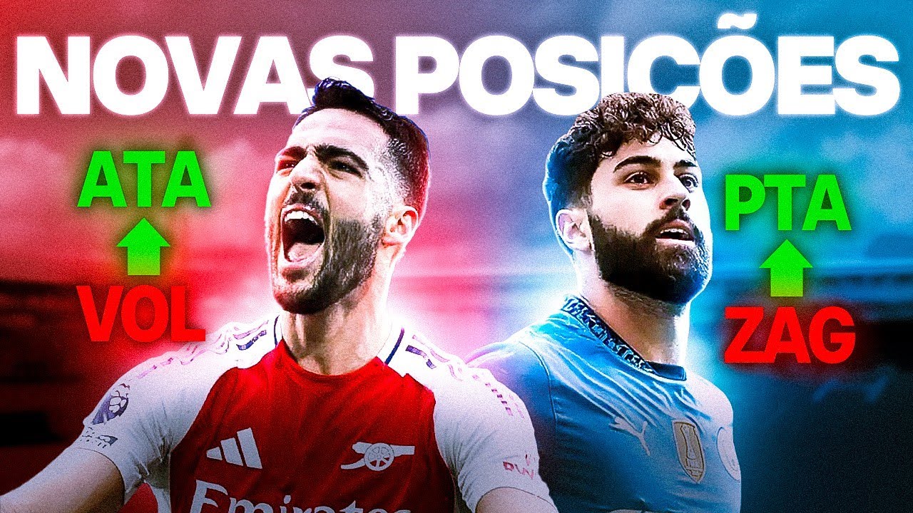 Jogadores que MELHORARAM ao TROCAR de Posição