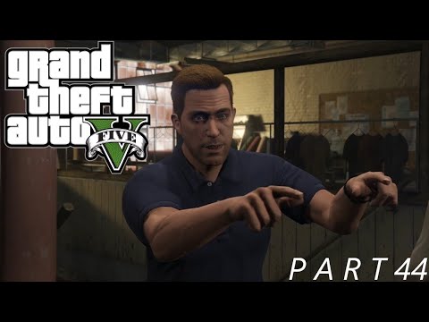 Grand Theft Auto V Walkthrough Gameplay Part 44 - Cleaning out the Bureau (GTA 5)