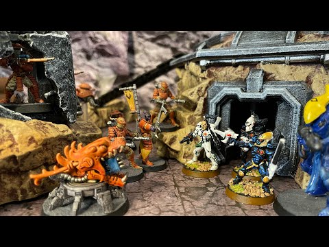 Grimdark Future Firefight - Eternal Dynasty Vs Elf Rogue Avengers (300 Points) S2E8
