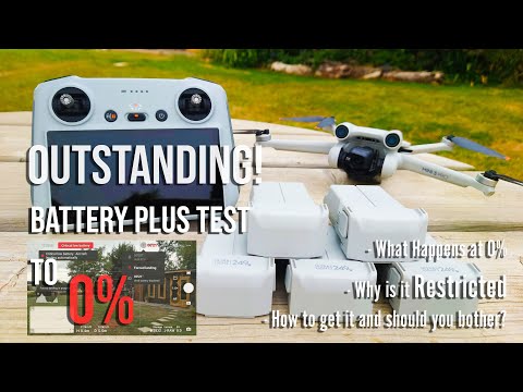 DJI Mini 3: Battery Plus - 0% Extended Max Flight Time Test + Use In UK & Europe