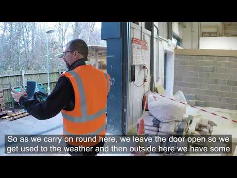 Andover College Bricklaying Workshop Tour