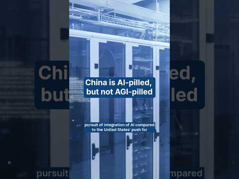 Video thumbnail: China is AI-pilled, but not AGI-pilled