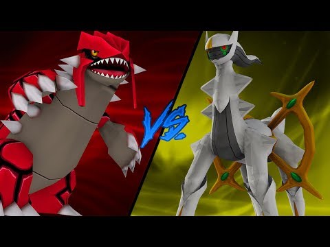 Minecraft: Ponte Pokemon - GROUDON VS ARCEUS