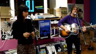 Emmy The Great & Tim Wheeler - Christmas Day (I wish I was surfing) live at Rise Records, Bristol