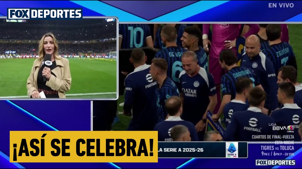 🔥😲 ¡ASÍ SE CELEBRA! El Inter celebra a lo grande su consagración | Serie A