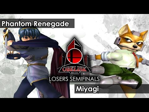 Melee: Phantom Renegade (Marth) V Miyagi (Fox) - Obelisk 32 Tournament SSBM