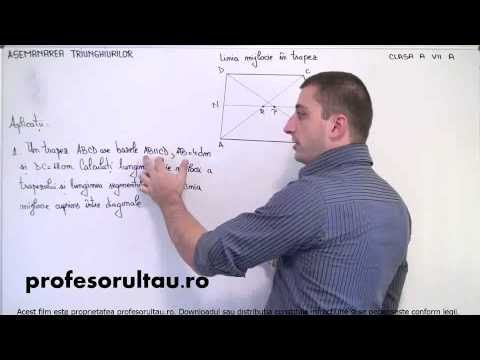 probleme rezolvate linia mijlocie trapez - profesorultau.ro