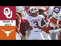 12 Oklahoma Vs 3 Texas AMAZING GAME Red River Rivalry 2023 College Football
