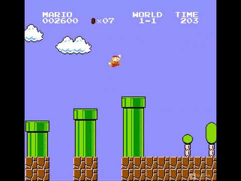 Super Mario Bros. Extended [NES] with Game Genie Code XTGPSG