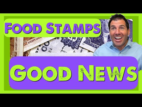 Good News for People Getting Food Stamps