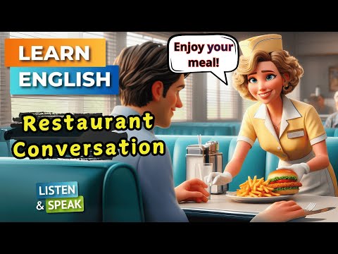Conversation At The Restaurant | English Conversation for Beginners | Speaking Practice |