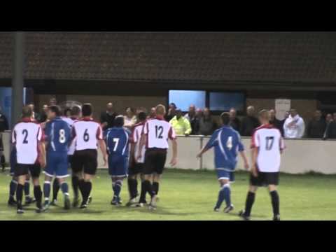 Lowestoft Town player red-carded against AFC Hornchurch