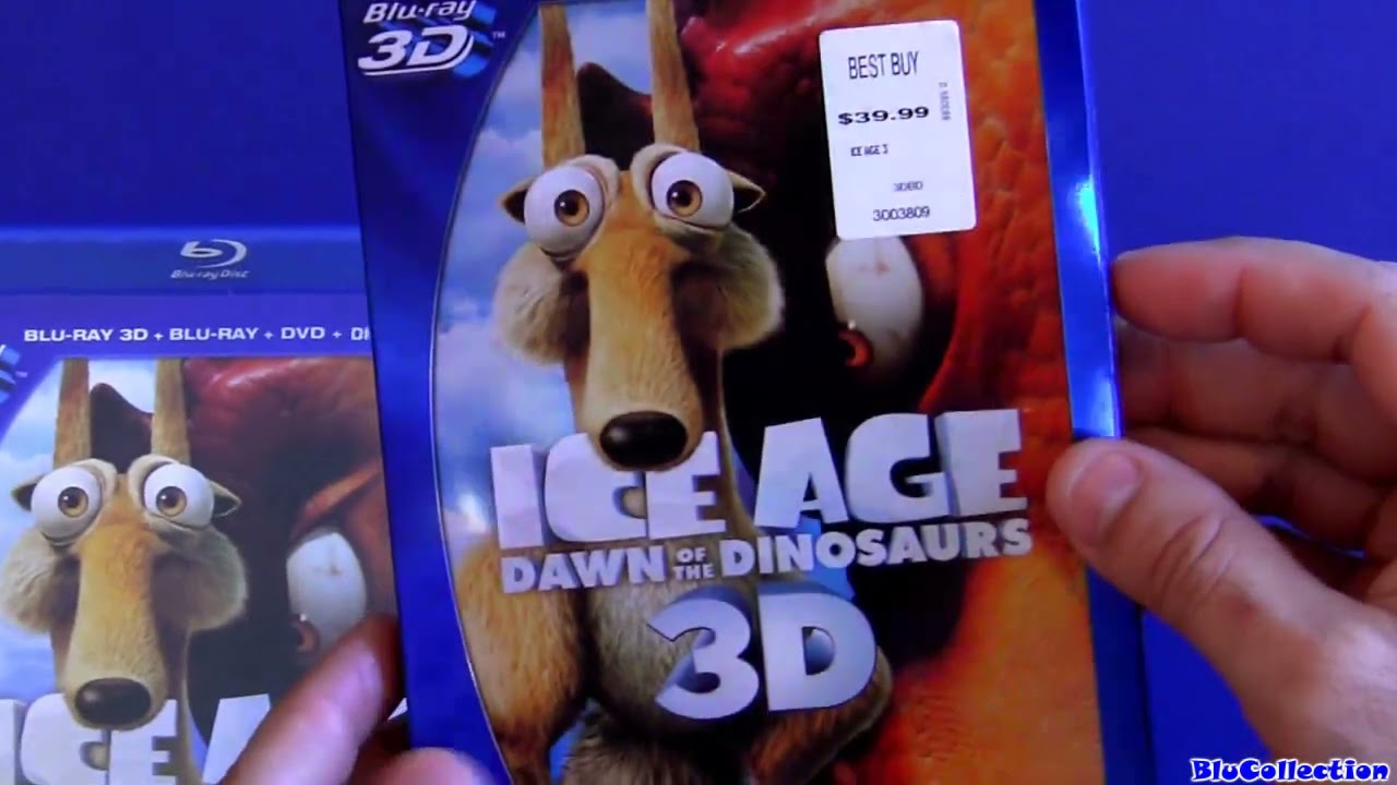 Ice Age 3D blu-ray unboxing review Dawn of the Dinosaurs