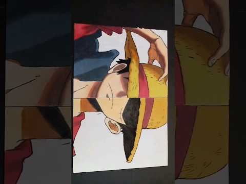 dessin luffy avant après #anime #animeshorts #manga #onepiece #drawing #luffy