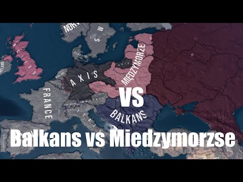 Balkans vs Międzymorze - Hoi4 timelapse