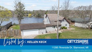 FOR SALE! 11285 Riverside Dr, Stanwood, MI *Muskegon River and Rogers Pond Frontage!*