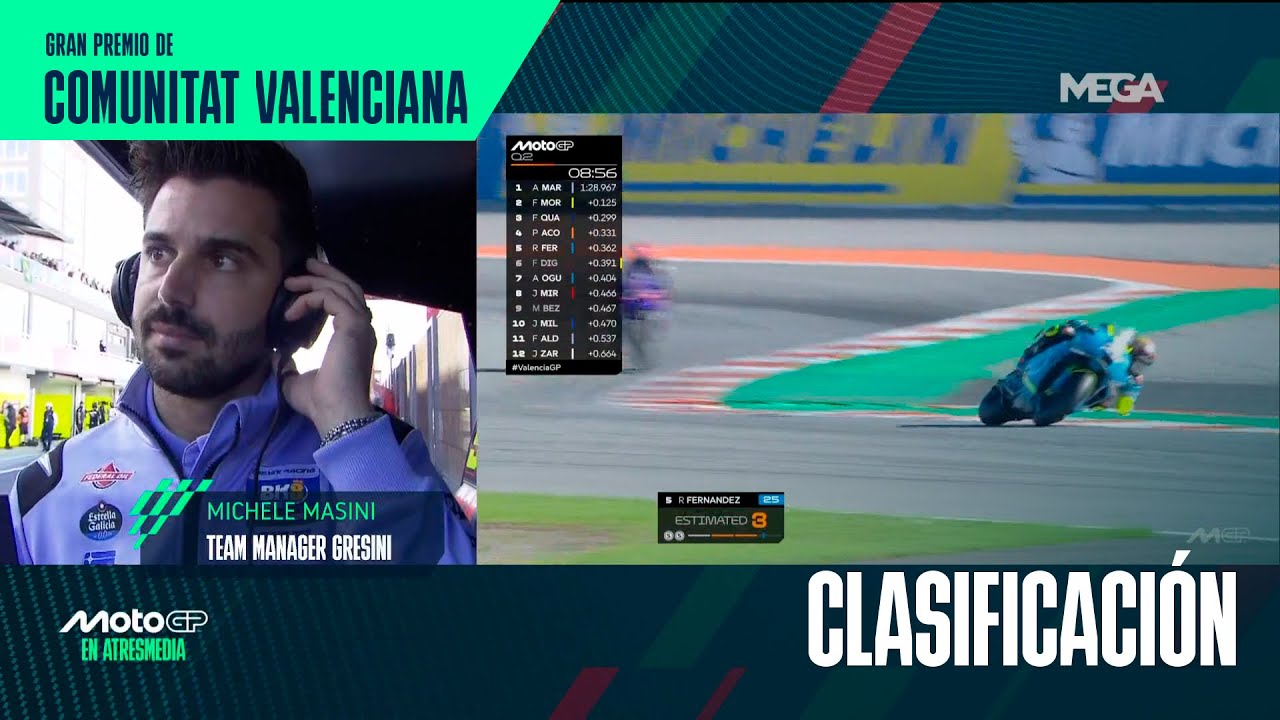 Michele Masini analiza la situación de Gresini | Gran Premio de la Comunitat Valenciana