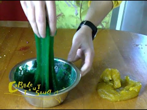 Capable tout seul! - 2 recettes de glus ''Slime'' - La capsule créative DIY du MA