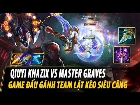 RANK 1 KHAZIX CN - QIUYI KHA'ZIX VS GRAVES | CN MASTER ELO