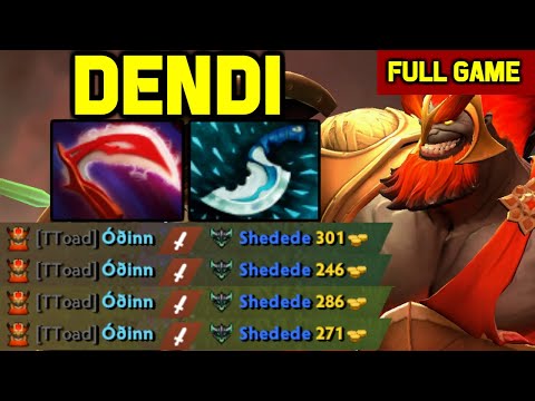 Dendi Favourite PUB MID Hero Mars END GAME in 19 minutes