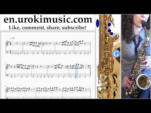 Saxophone lessons (Alto) Kesha - Praying Sheet Music Tutorial um-i352
